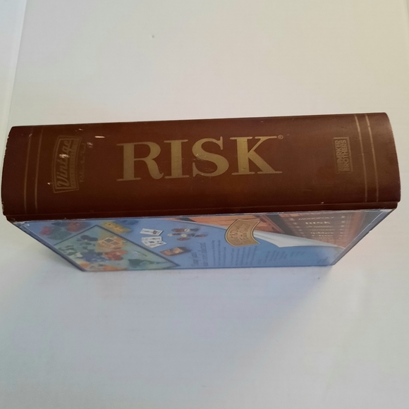 Risk Game Wood Box Global Domination, Wooden Book Shelf Box - Picture 13 of 13